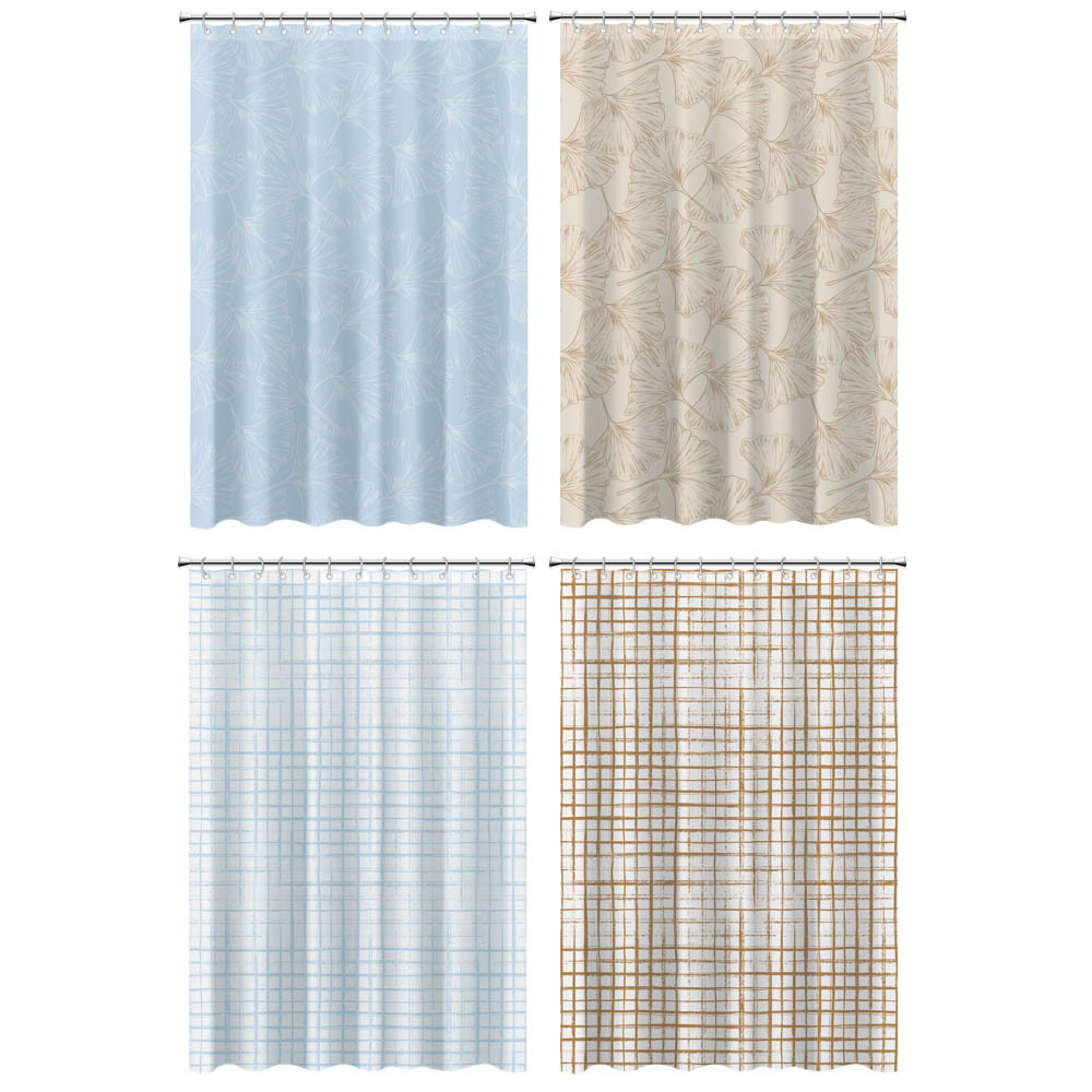 Шторка для ванной, ПЕВА, 180x180см, Марсельеза, 4 диз. 461-042