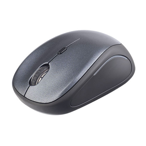 Мышь беспров. оптич. Perfeo Travel, 4 кн, DPI, 800-1600, USB, темно-серая PF_A4082