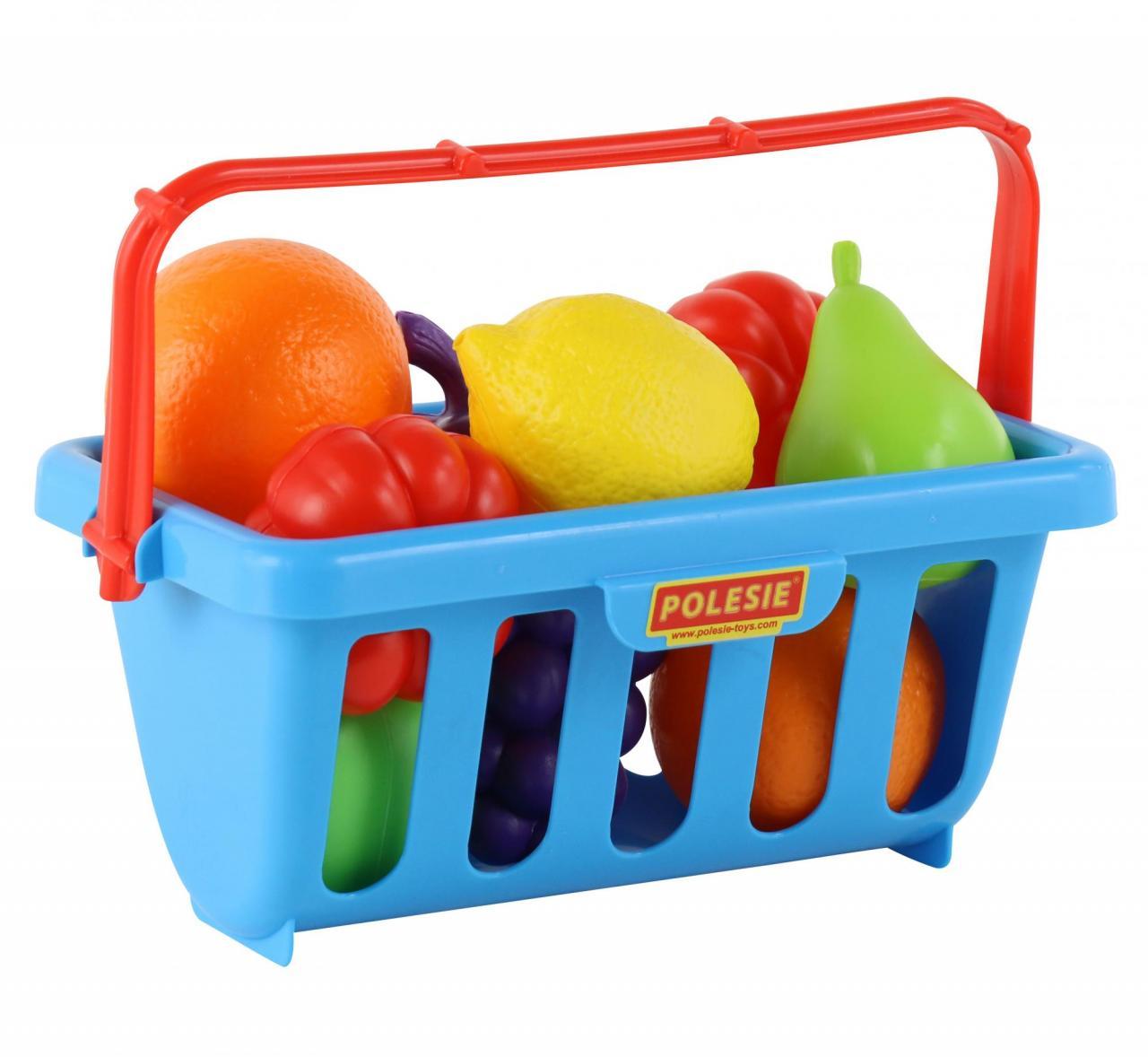 Набор продуктов с корзинкой №2 (9 элементов) (в сеточке) 46963