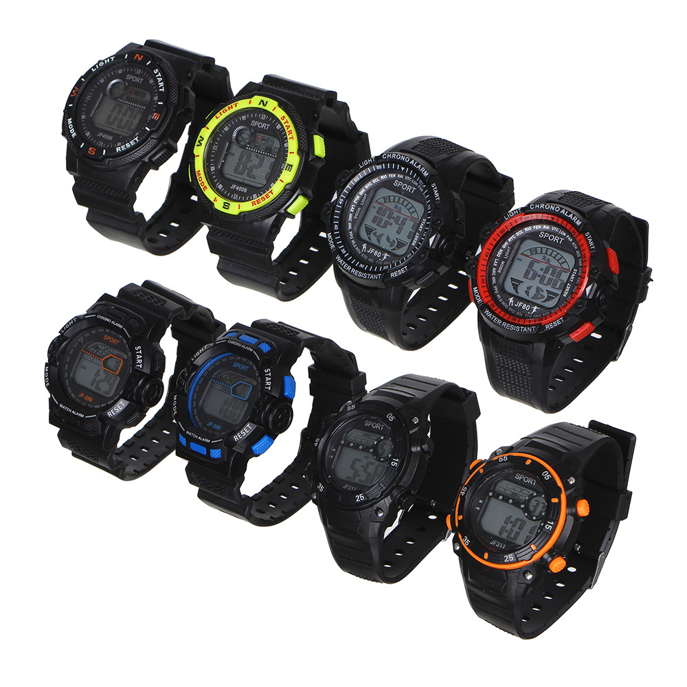 Часы электронные, 4 дизайна, тип батарейки 2032, ЧН2019-5, 349-562