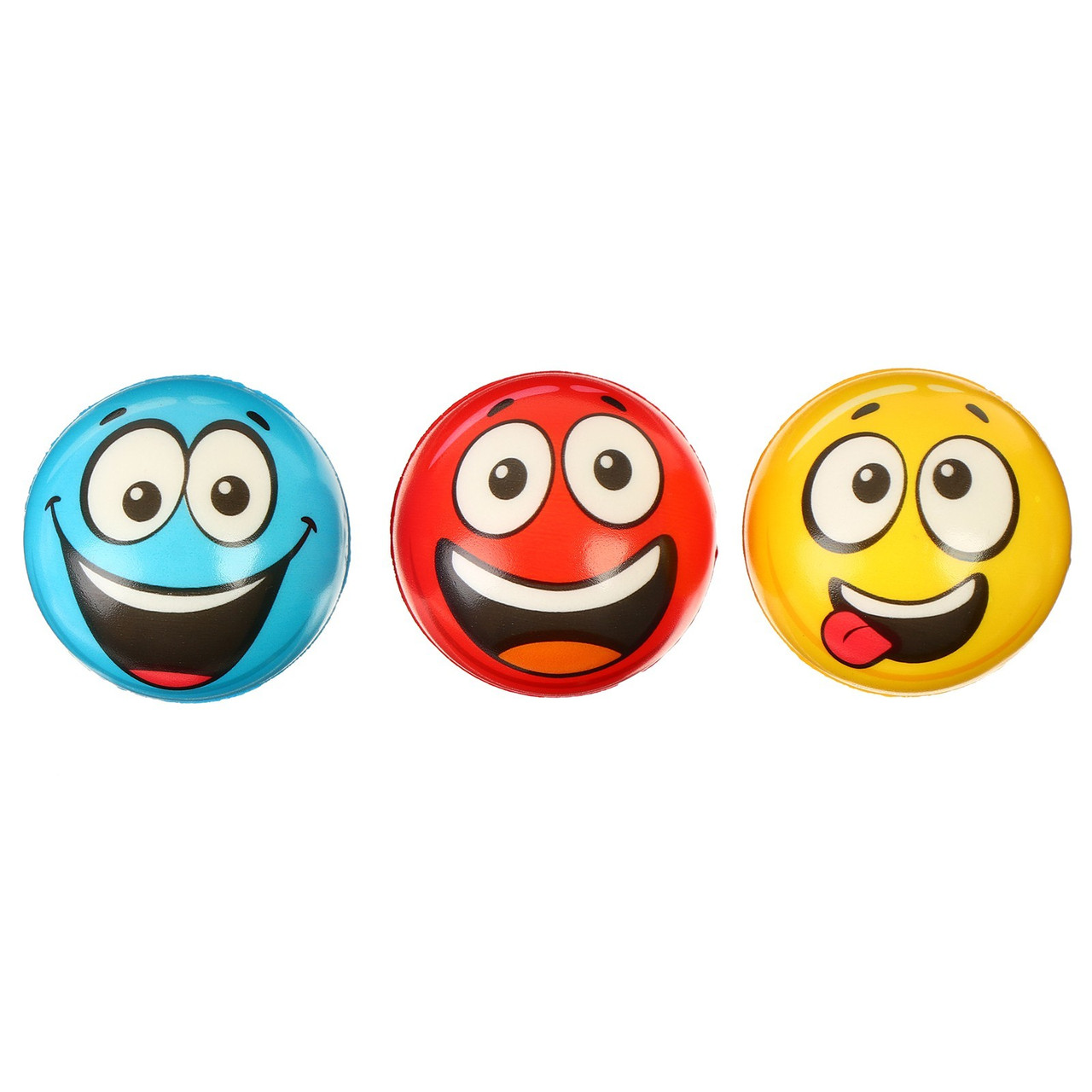 Мяч мягкий Смайлик d-6,3см, 9798084