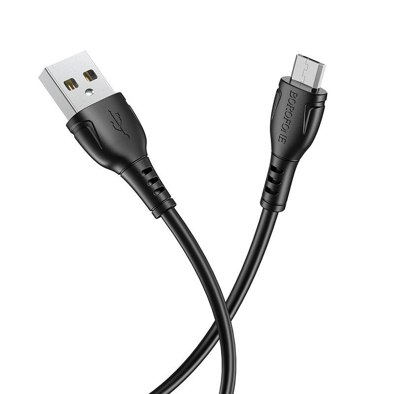Кабель USB-microUSB 1м Borofone 2,4А BX51