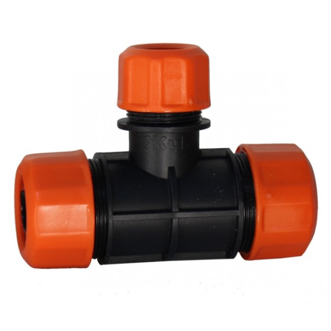 Тройник цанговый "Жук" 3/4"-3/4"-1/2"