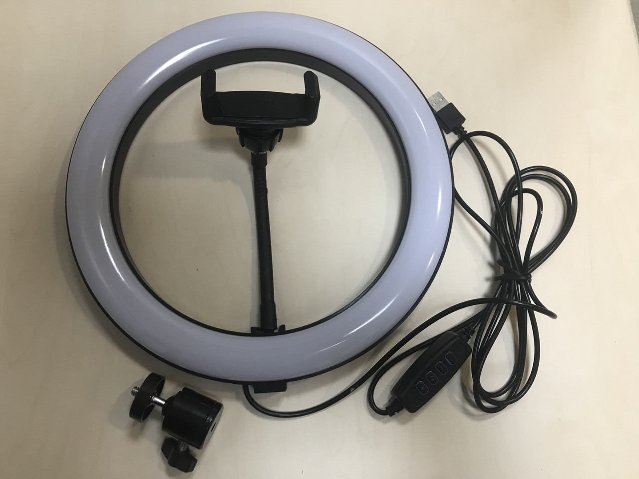 Кольцевая лампа 25см для селфи LED Ring Fill Light + штатив