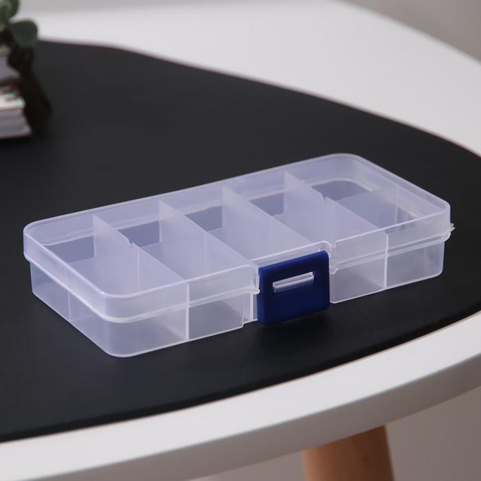 Контейнер для мелочей 13х7х2,5см 10 отделений 131275