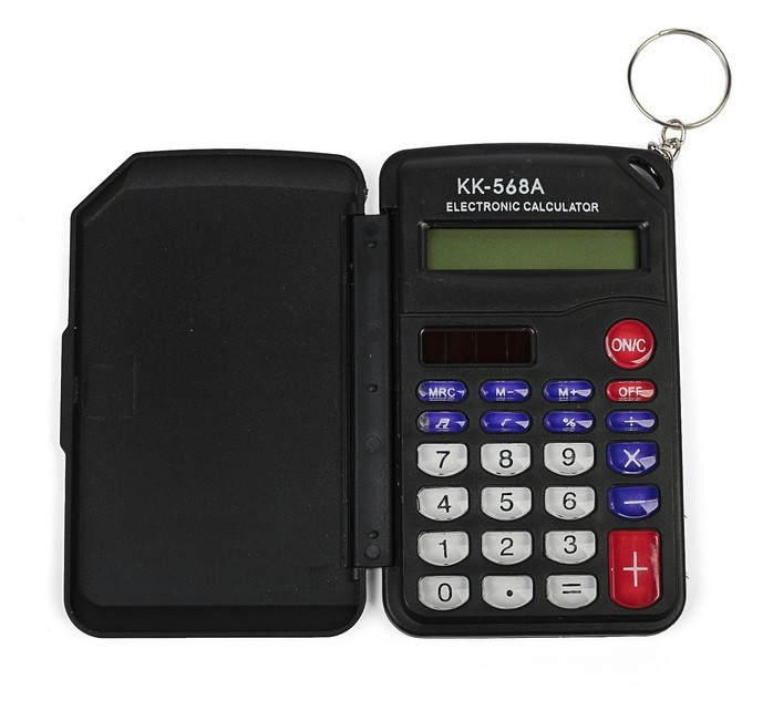 Калькулятор карманный 8-разрядный 568 двойное питание 259678