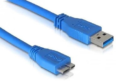 Шнур USB-A шт.- USB-микро(micro) Вшт.1.5м  USB3.0,с ферр. фильтрами,OD4.5мм(в ПВХ упаковке)