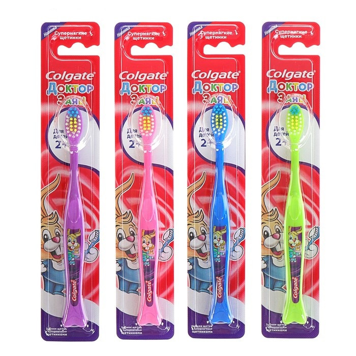 Colgate щетка зубная для детей возраст 2+