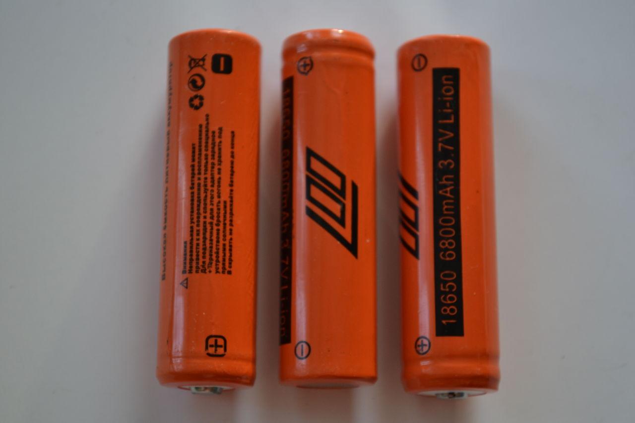 Аккумуляторная батарея 18650  3.7V, 2500mAh
