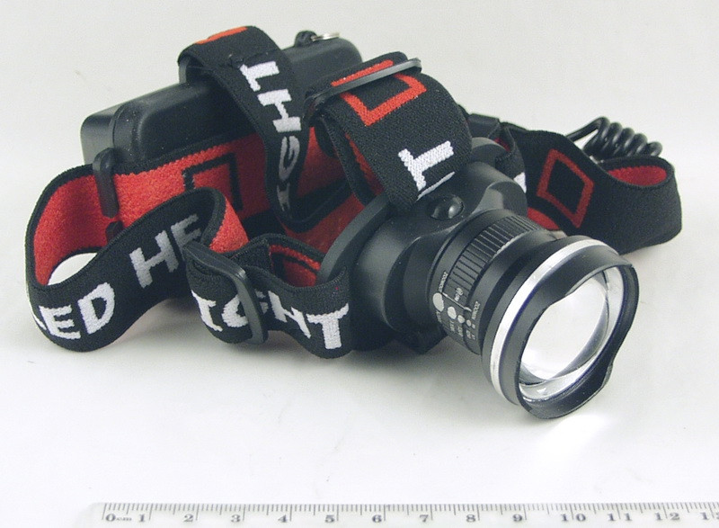 Фонарик светодиодный налобный YM-T07-P90