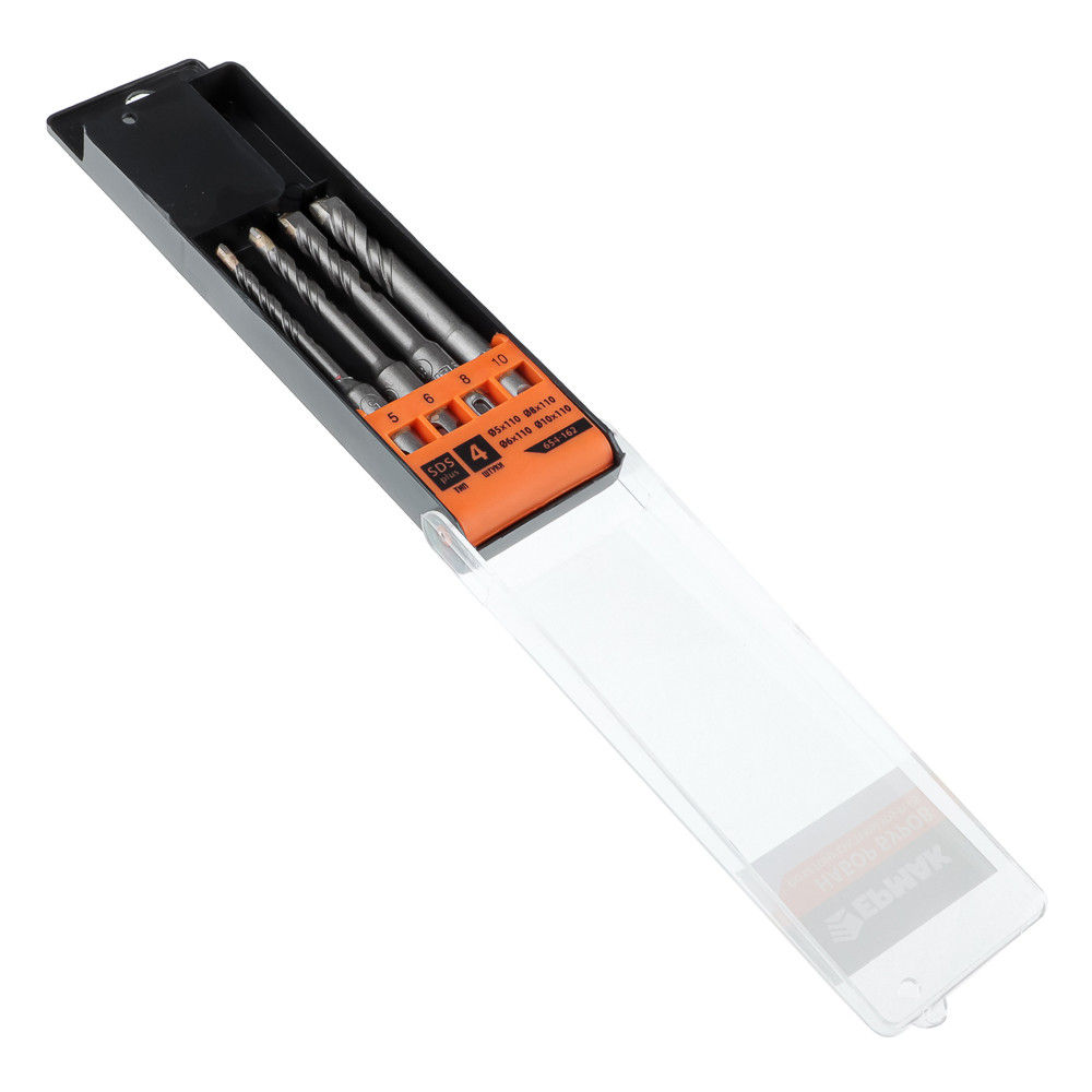 Набор буров по бетону системы SDS-plus, серия MASTER 4 шт 654-162