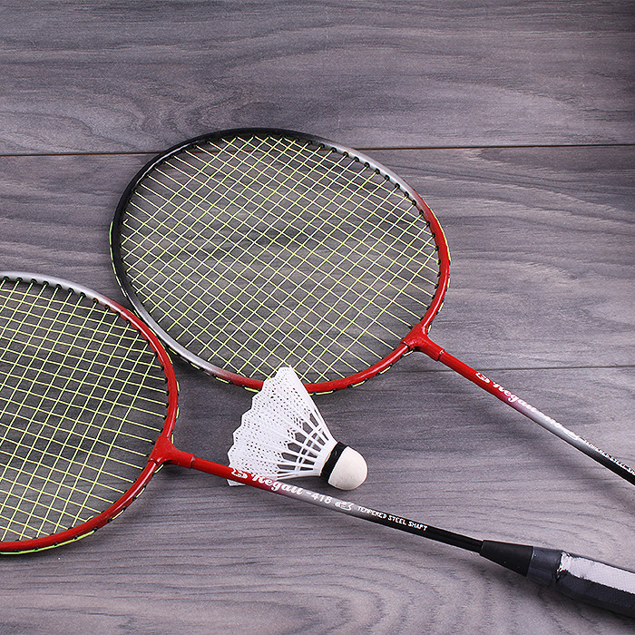 Бадминтон в наборе (+воланчик) в чехле (ракетки металл)