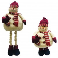 Снеговик под елку на выдвижных (телескопических) ногах (40-50 см)