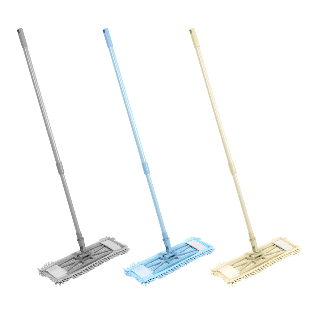 Швабра эконом с насадкой из микрофиб. без подкл., телескоп., металл, 70-120см, VETTA 444-368