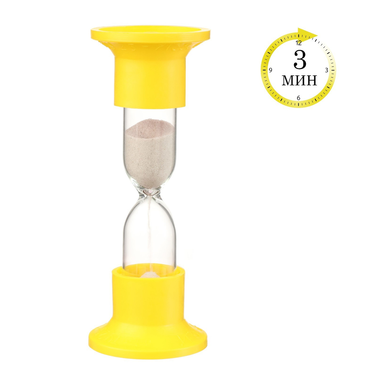 Часы песочные 3мин, 12х4.4 см, 1546053